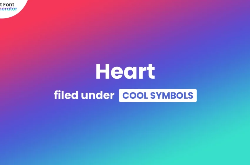 Heart Symbols