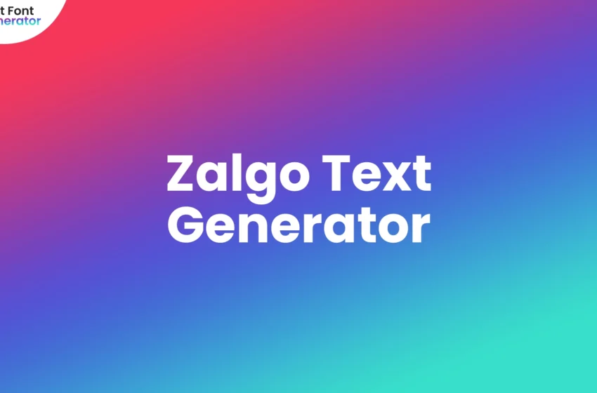 Zalgo Text Generator